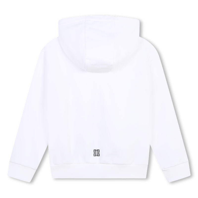 Cardigã com fecho e capuz GIVENCHY 
                    GIRL