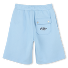 Bermudas em molet&atilde;o de algod&atilde;o KENZO KIDS 
                    BOY