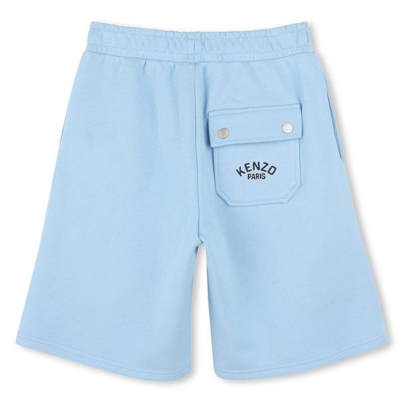 Bermudas em molet&atilde;o de algod&atilde;o KENZO KIDS 
                        BOY