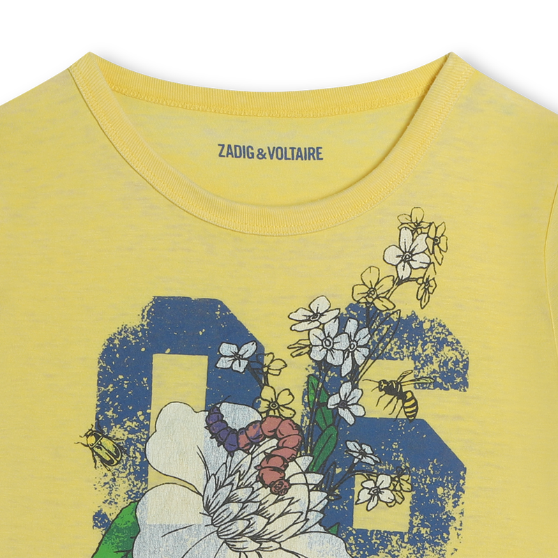 T-shirt com estampa aplicada ZADIG & VOLTAIRE 
                    GIRL