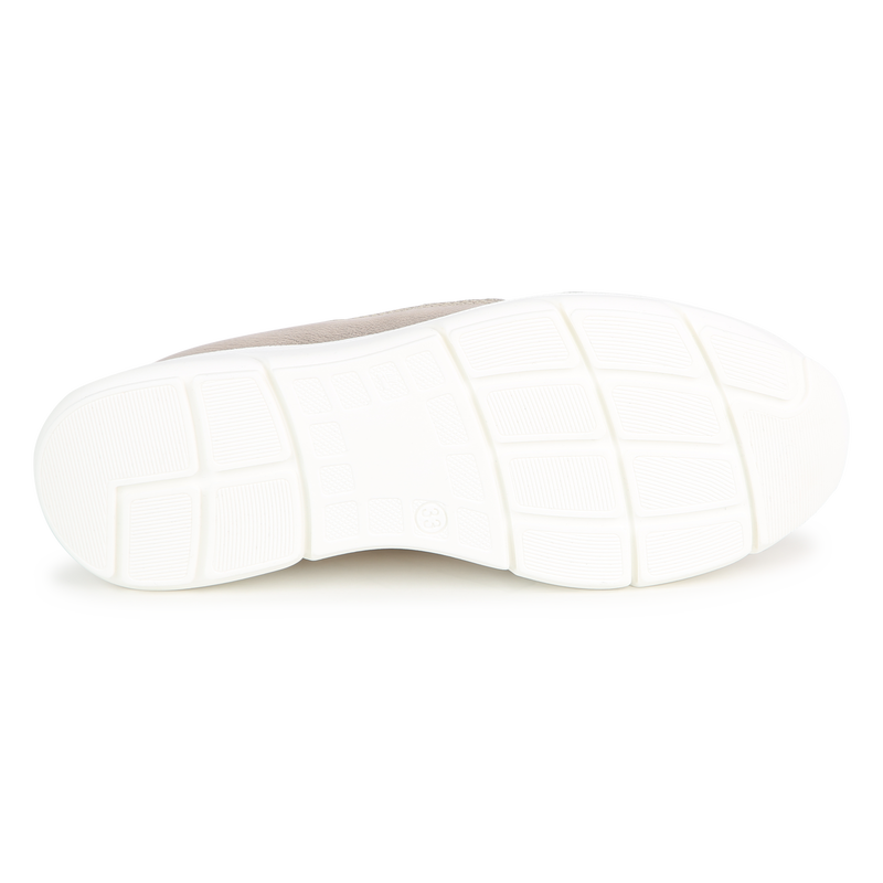 Leather & mesh sneakers DKNY 
                    GIRL