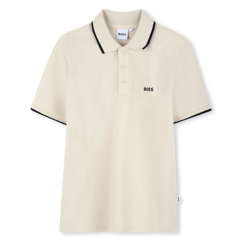Camisa p&oacute;lo de manga curta BOSS 
                        BOY