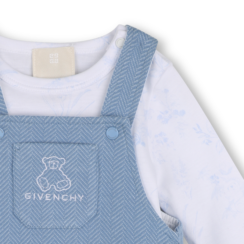 Conjunto de macac&atilde;o e camiseta GIVENCHY 
                        MENINO