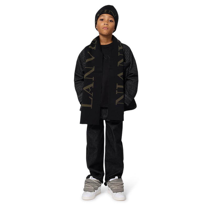 Conjunto de chap&eacute;u e cachecol LANVIN 
                        BOY