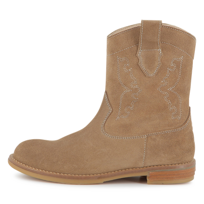 Botas ocidentais em couro bovino ZADIG & VOLTAIRE GIRL