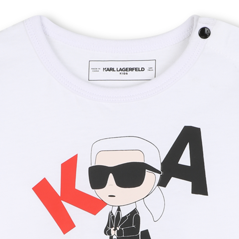Camiseta de manga comprida KARL LAGERFELD KIDS 
                        BOY
