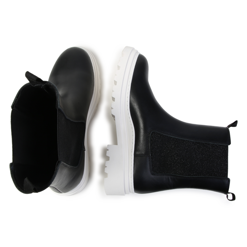 Botins em pele KARL LAGERFELD KIDS 
                        GIRL