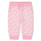 Cardig&atilde; e cal&ccedil;as de molet&atilde;o KENZO KIDS 
                    GIRL