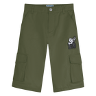 Bermudas com bolsas de remendo, CAQUI, hi-res