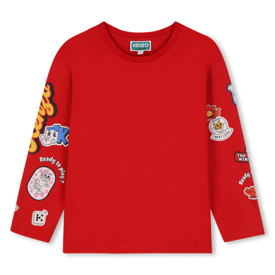 Camiseta de manga longa KENZO KIDS GIRL