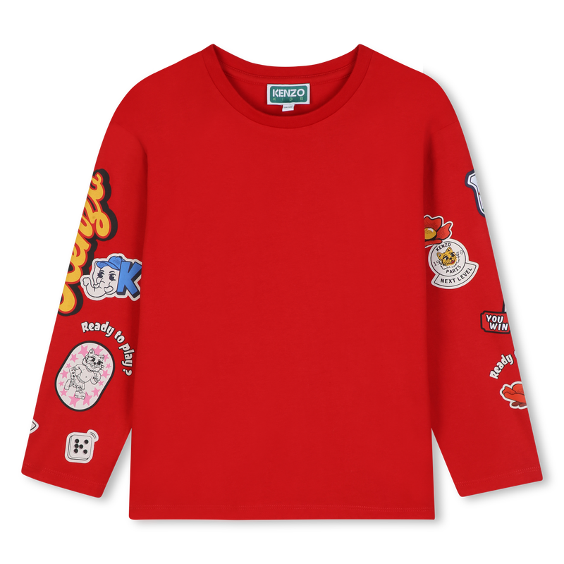 Camiseta de manga longa KENZO KIDS 
                        GIRL