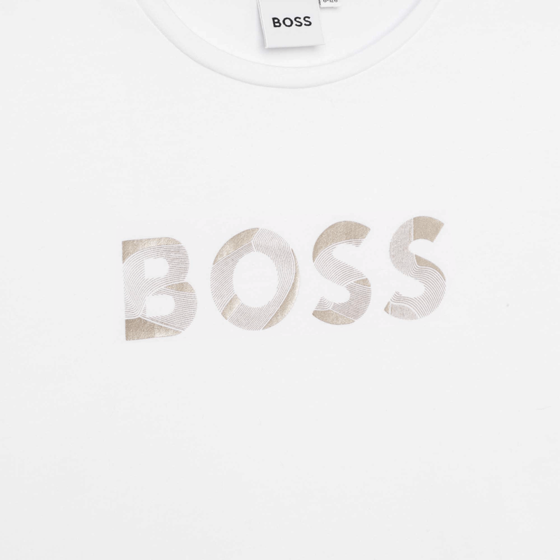 Short-sleeved cotton t-shirt BOSS 
                    GIRL