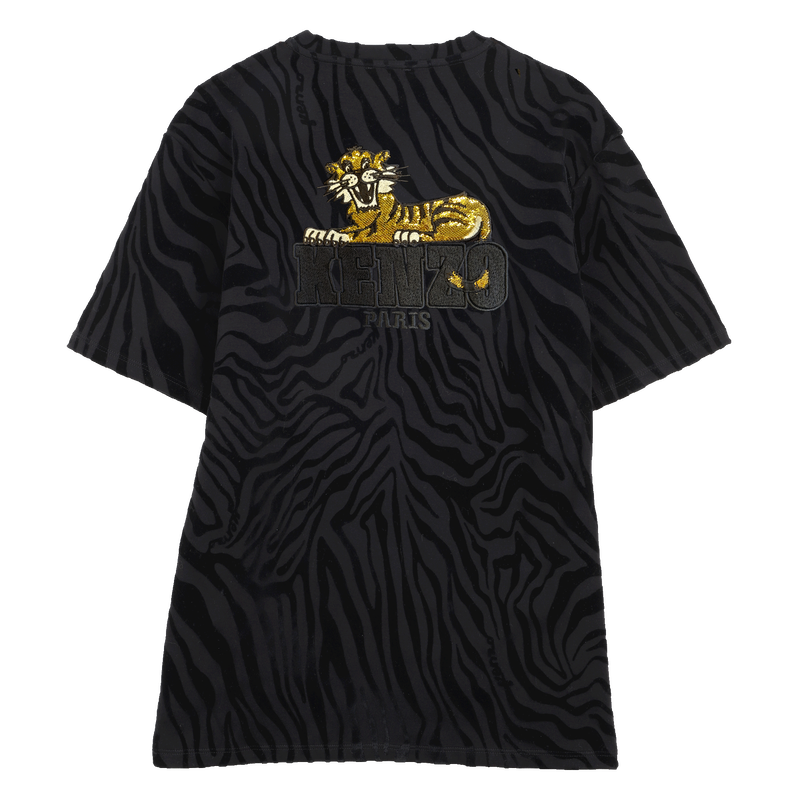 Vestido camisa reta KENZO KIDS 
                    GIRL