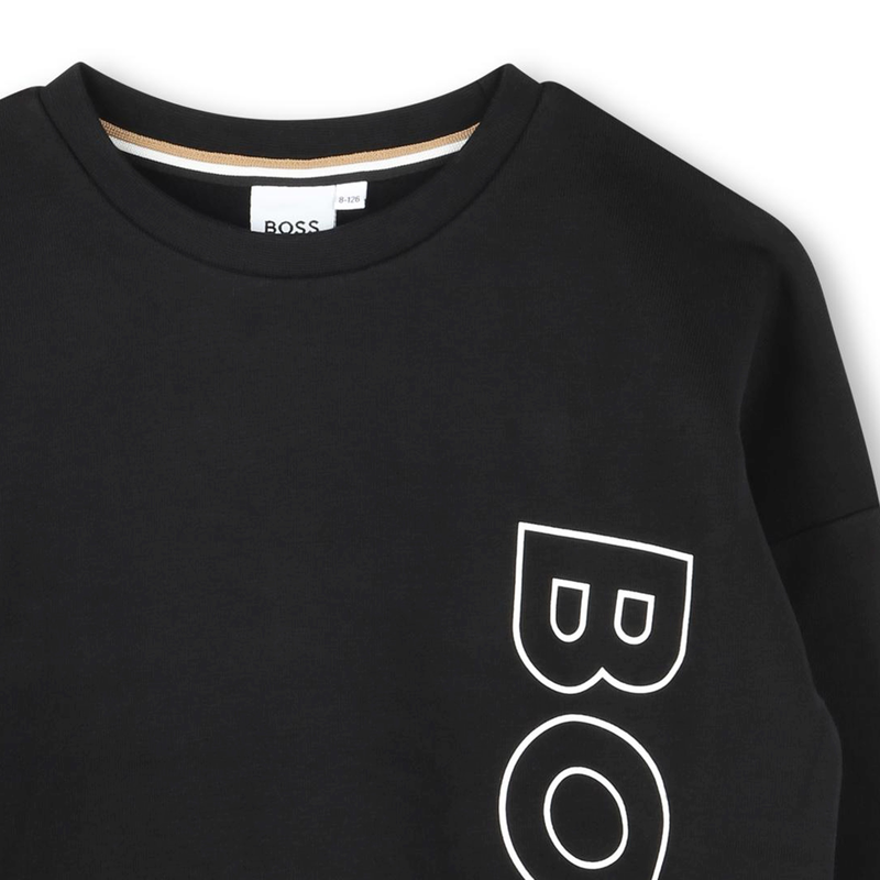 Sweatshirt em molet&atilde;o BOSS 
                        BOY