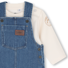 Conjunto de macac&atilde;o e camiseta TIMBERLAND 
                    MENINO
