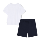 Conjunto de t-shirts e cal&ccedil;&otilde;es bermudas BOSS 
                    BOY