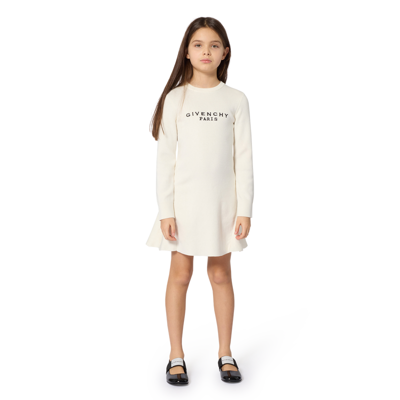 Vestido em tric&ocirc; milano GIVENCHY 
                        GIRL