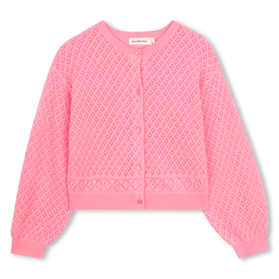 OPENWORK TRICOT CARDIGAN BILLIEBLUSH GIRL