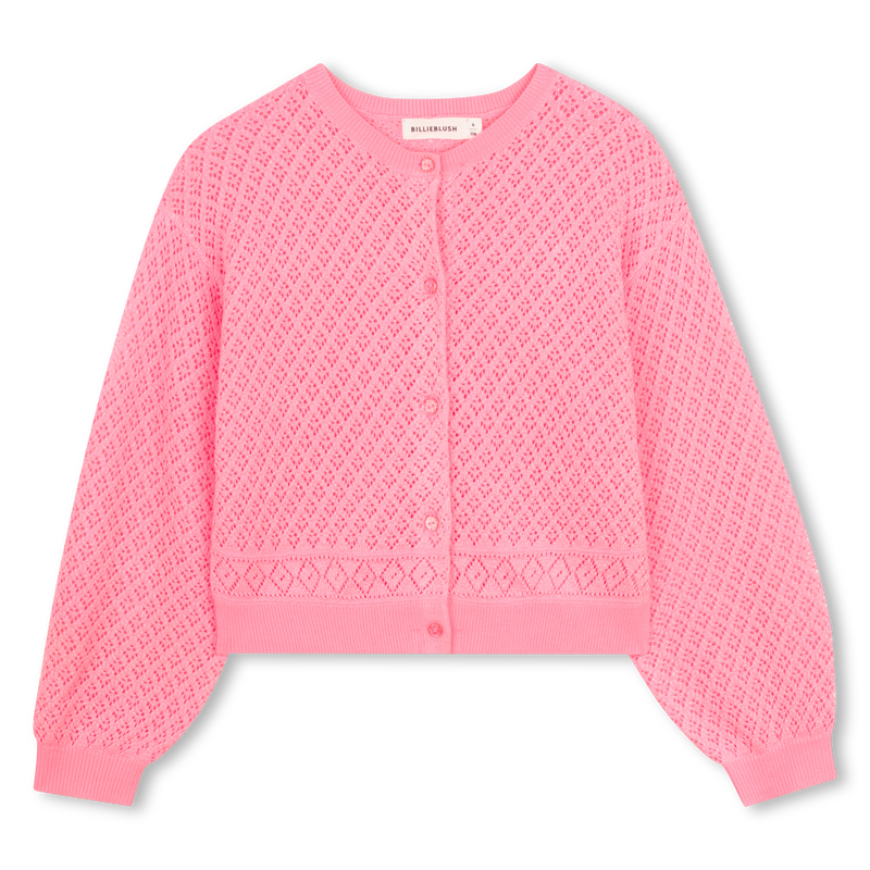 OPENWORK TRICOT CARDIGAN BILLIEBLUSH 
                        GIRL