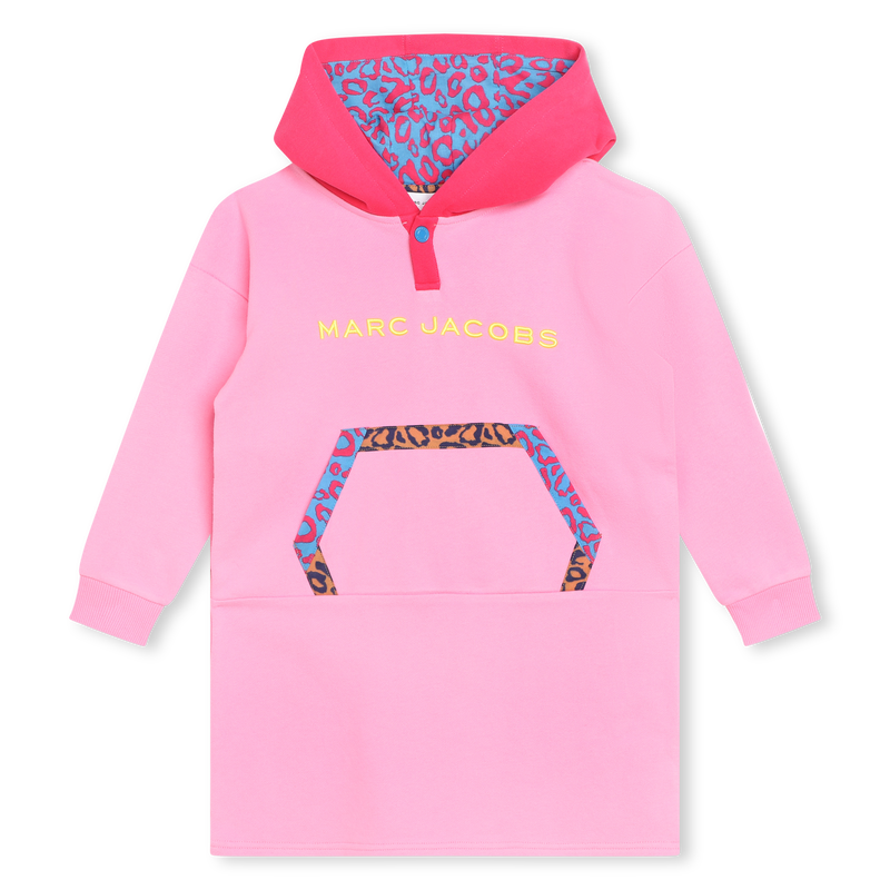 Hooded fleece dress THE MARC JACOBS 
                    GIRL