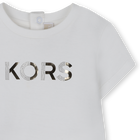 Vestido de manga curta MICHAEL KORS 
                    GIRL