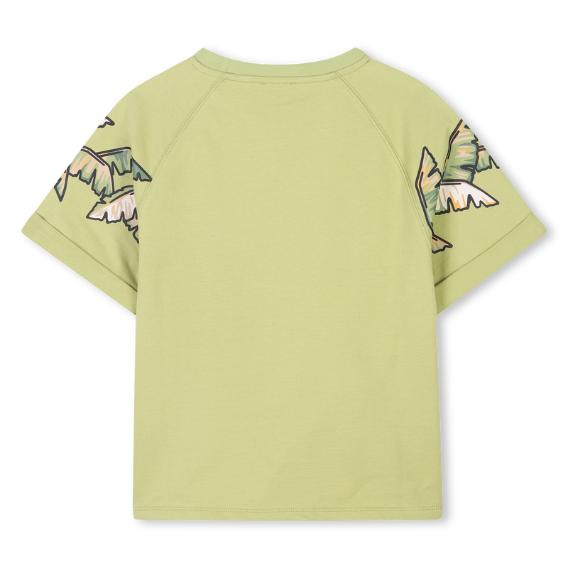 T-shirt em molet&atilde;o leve KENZO KIDS 
                        BOY