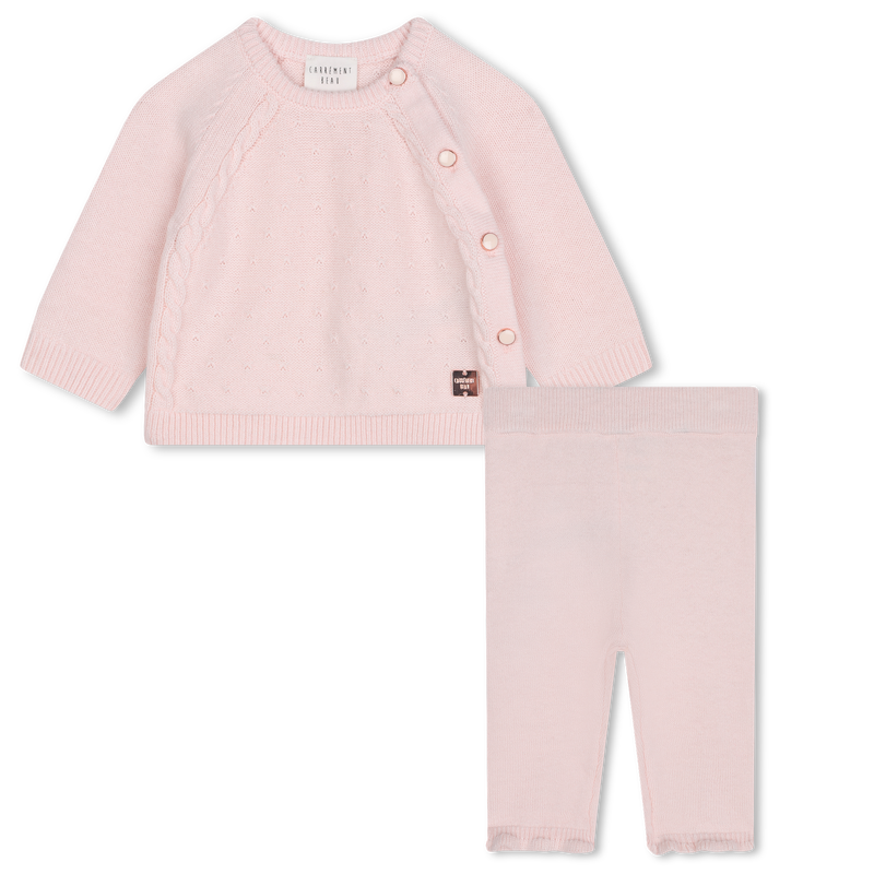 Conjunto de cardigã e calças CARREMENT BEAU 
                    GIRL