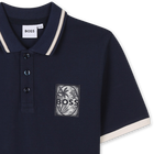 Polo com etiqueta no peito BOSS 
                    BOY
