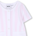Fato de brincar &agrave;s riscas BOSS 
                    GIRL