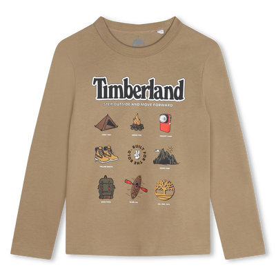 T-shirt com estampa &agrave; frente TIMBERLAND BOY