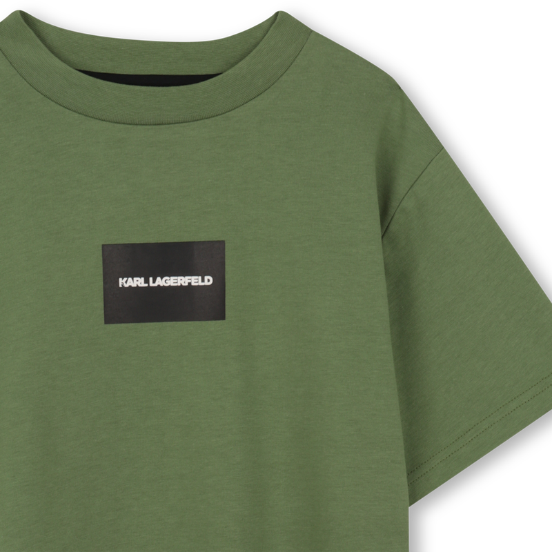 T-SHIRT DE MANGA CURTA KARL LAGERFELD KIDS 
                        BOY