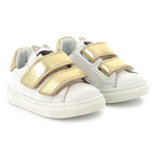 Sapatilhas de couro com velcro KARL LAGERFELD KIDS 
                    MENINA