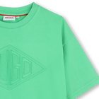 T-shirt em algod&atilde;o lavado HUGO 
                    BOY