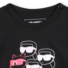 Camiseta de manga comprida KARL LAGERFELD KIDS 
                    GIRL