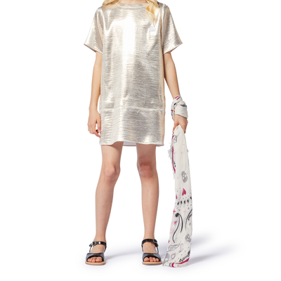 Vestido de aspeto metalizado ZADIG & VOLTAIRE GIRL