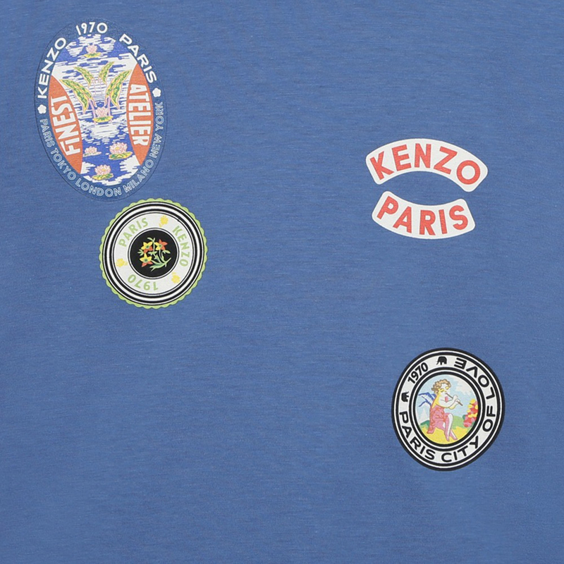 Patched Ringer Tee KENZO KIDS 
                    GIRL