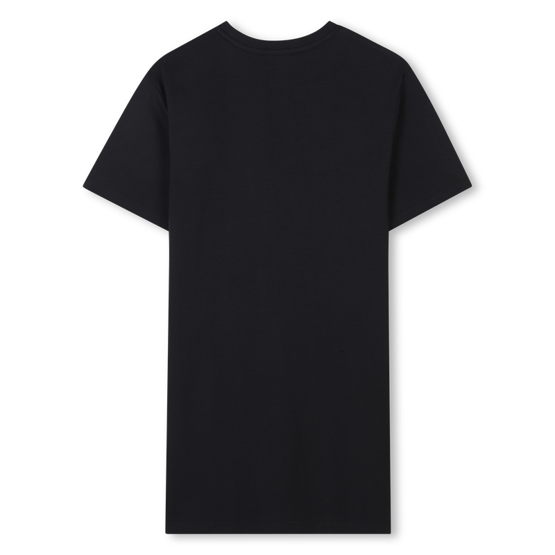 Vestido de algod&atilde;o com brilho SONIA RYKIEL 
                        GIRL