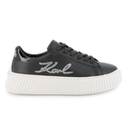 T&ecirc;nis de cano baixo com cadar&ccedil;o KARL LAGERFELD KIDS 
                    GIRL