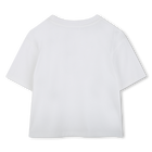 T-shirt de algod&atilde;o com strass MARC JACOBS 
                    GIRL