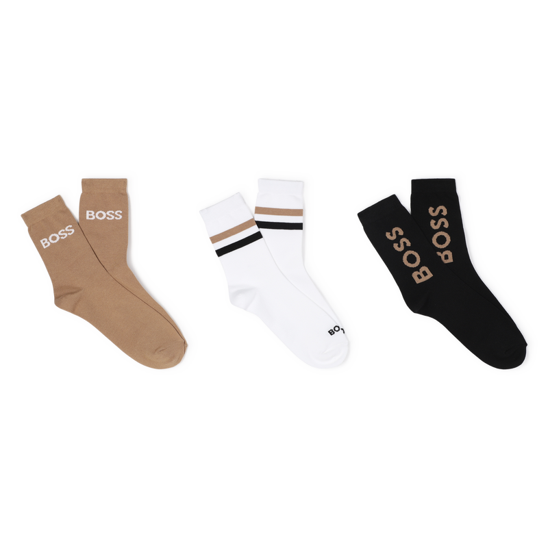 Lote de 3 pares de meias BOSS 
                    BOY