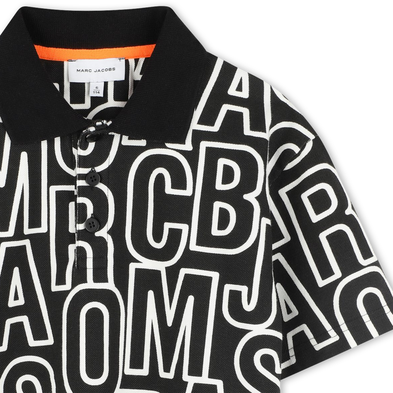 Polo com monograma estampado MARC JACOBS 
                        BOY