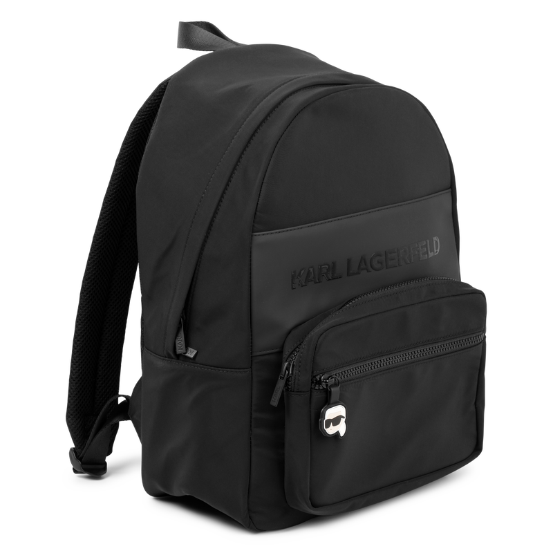 Mochila com log&oacute;tipo em relevo KARL LAGERFELD KIDS 
                        BOY