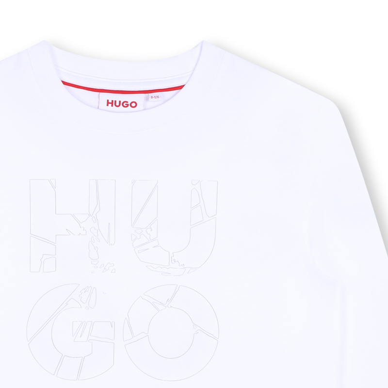 T-shirt de manga comprida HUGO 
                    BOY