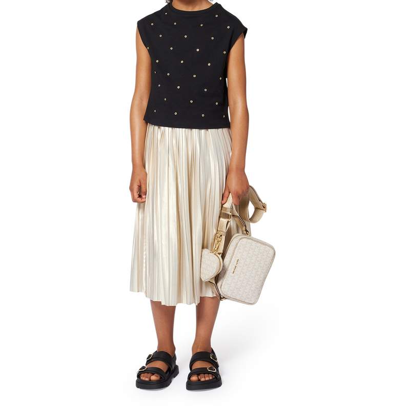Saia formal plissada MICHAEL KORS 
                        GIRL