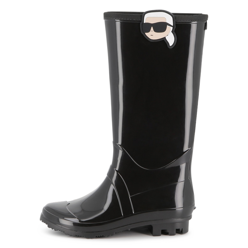 Bota de chuva grande KARL LAGERFELD KIDS 
                        GIRL