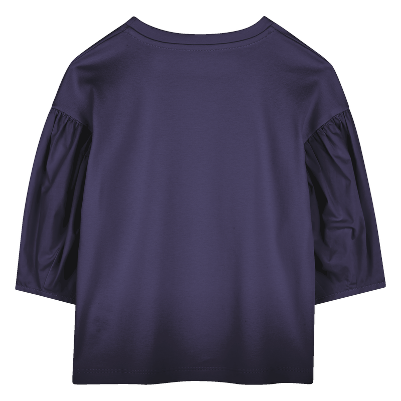 T-shirt bi-mat&eacute;ria estampada KENZO KIDS 
                        GIRL