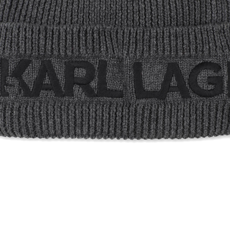 Conjunto de gorro de malha + gola KARL LAGERFELD KIDS 
                        BOY