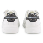 T&eacute;nis em pele de vaca KARL LAGERFELD KIDS 
                    GIRL