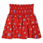 Saia estampada com folhos KENZO KIDS 
                    GIRL