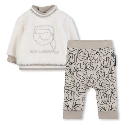 Conjunto de moletom e calças de jogging KARL LAGERFELD KIDS BOY